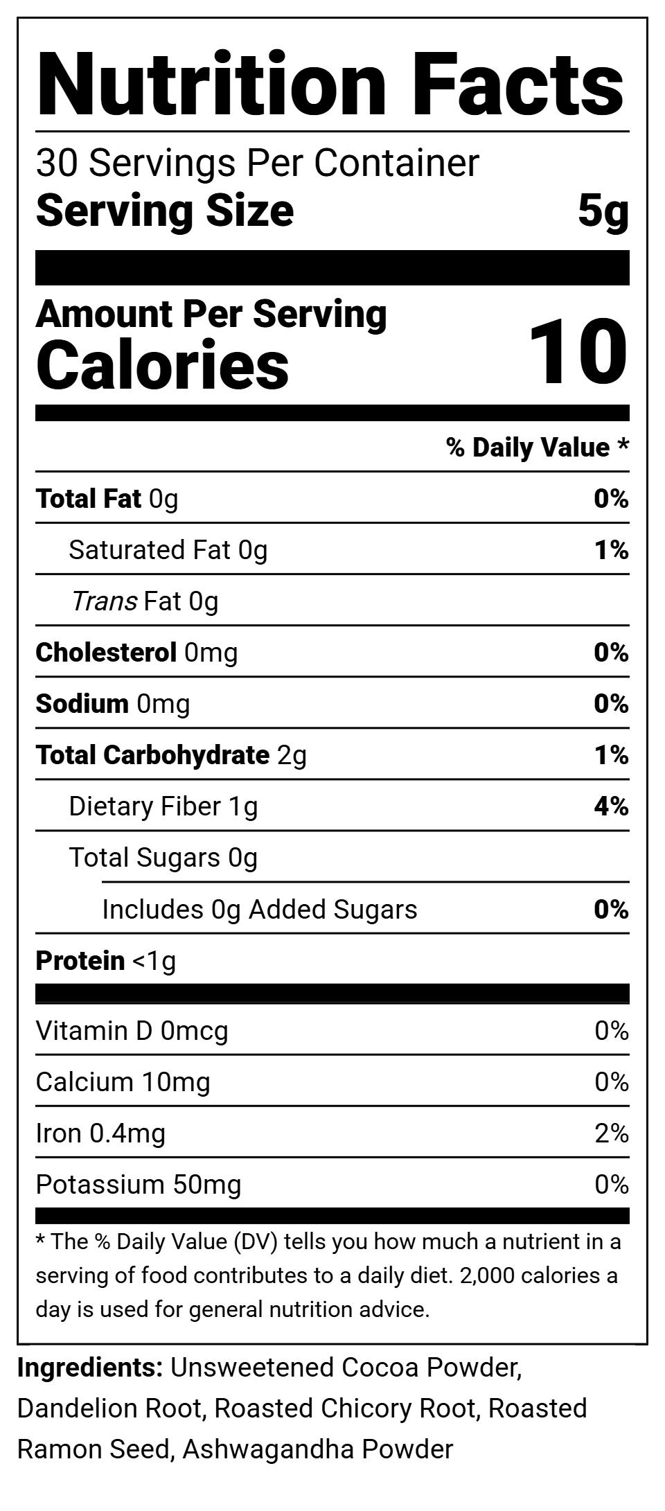 Cocoa Ramon, Non-Caffeinated Coffee-Alternative