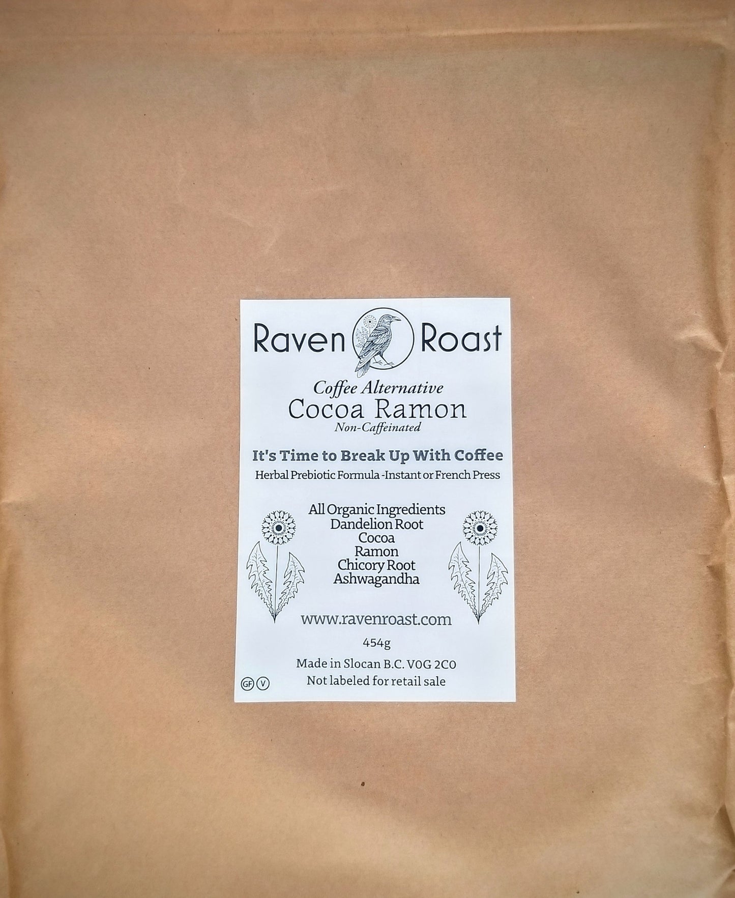 Cocoa Ramon, Non-Caffeinated Coffee-Alternative