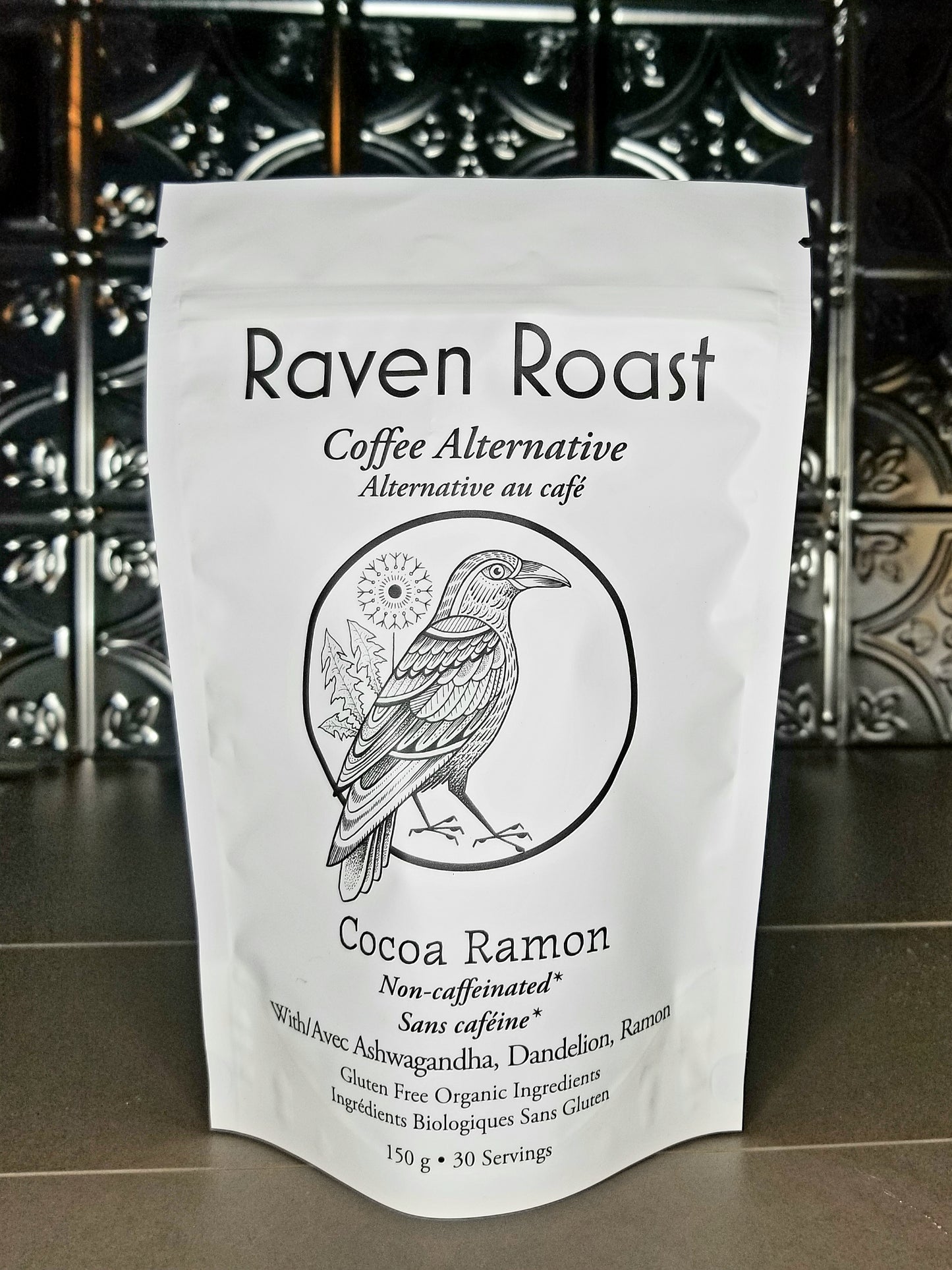 Cocoa Ramon, Non-Caffeinated Coffee-Alternative, 150g Standup Pouch
